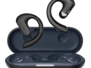 OPENROCKS earphones με θήκη φόρτισης OpenRock S, Open Wearable Stereo, ANC, μαύρο, by OneOdio