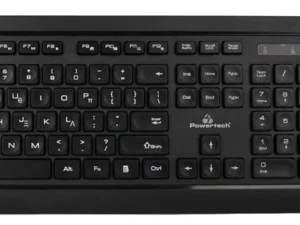 POWERTECH set ποντίκι & πληκτρολόγιο PT-1060, ασύρματο, 1600DPI, μαύρο