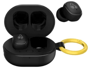 POWERTECH earphones με θήκη φόρτισης PT-1392, True Wireless, 6mm, 25/230mAh, μαύρα