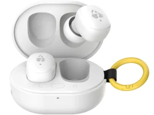 POWERTECH earphones με θήκη φόρτισης PT-1393, True Wireless, 6mm, 25/230mAh, λευκά