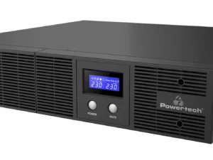 POWERTECH UPS Line Interactive PT-1409 για rack 2U, με οθόνη, 3000VA/2100W, 8x AC output
