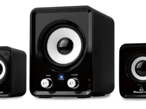 POWERTECH ηχεία Essential sound PT-843, 2.1, 5W + 2x 3W, 3.5mm, μαύρα