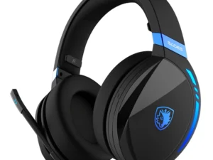 SADES gaming headset Warden I, wireless & wired. multiplatform BT, μαύρο