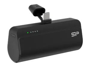 SILICON POWER power bank QD50, USB-C, 5000mAh, 20W PD, μαύρο