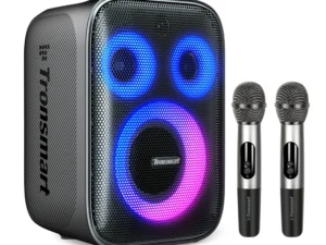TRONSMART φορητό ηχείο Halo 200 με 2x μικρόφωνα, 120W, 15000mAh, LED, μαύρο