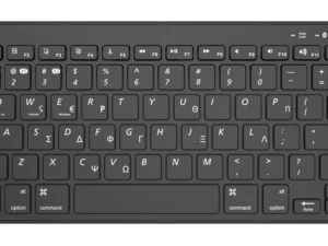 POWERTECH ασύρματο πληκτρολόγιο PT-1153, 2.4GHz & Bluetooth, μαύρο