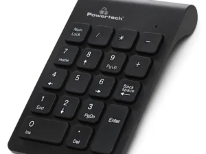 POWERTECH ενσύρματο αριθμητικό πληκτρολόγιο PT-938, USB, μαύρο