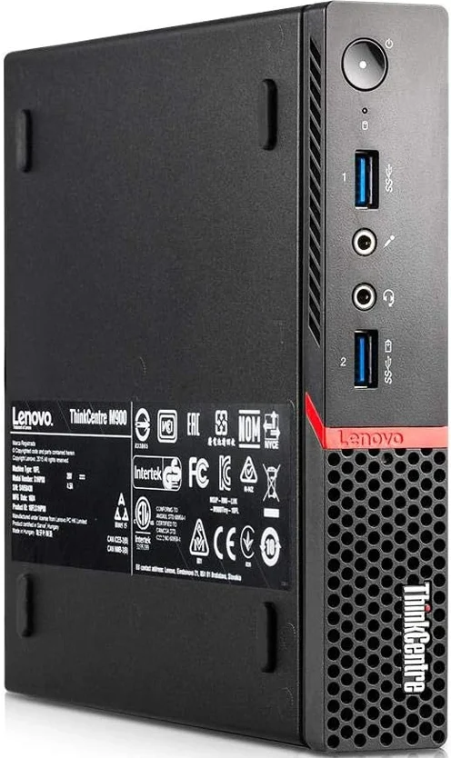 LENOVO PC ThinkCentre M900 Tiny, Refurbished Grade A Repainted, i5-6400T, 4GB, 500GB HDD, FreeDOS