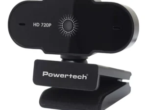 POWERTECH web camera PT-1426, 0.9MP, 720p HD, fixed εστίαση, 1.5m, μαύρη