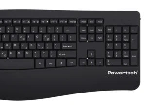 POWERTECH set ποντίκι & πληκτρολόγιο PT-1490, 2.4GHz & Bluetooth, μαύρο