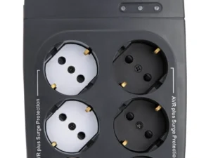 POWERTECH σταθεροποιητής ρεύματος PT-1496, 2000VA/1000W, 6x schuko